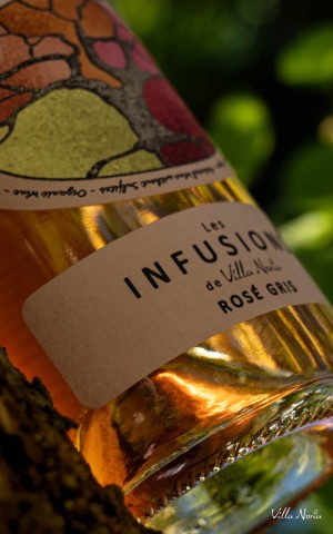 Les Infusions de Villa Noria Rosé Gris - Vin Rosé, bio, méthode nature sans sulfites – Villa Noria