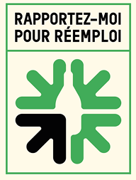 Logo Réemploi des bouteilles en verre par consigne et netoyage