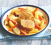 Filet mignon de porc et légumes racines confits