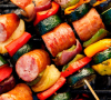 Saucisse grillée & légumes d’été
