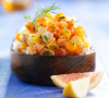 Tartare de saumon aux agrumes