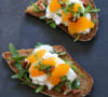 Bruschetta à la burrata et citron confit