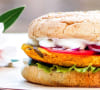 Burger de lentilles corail